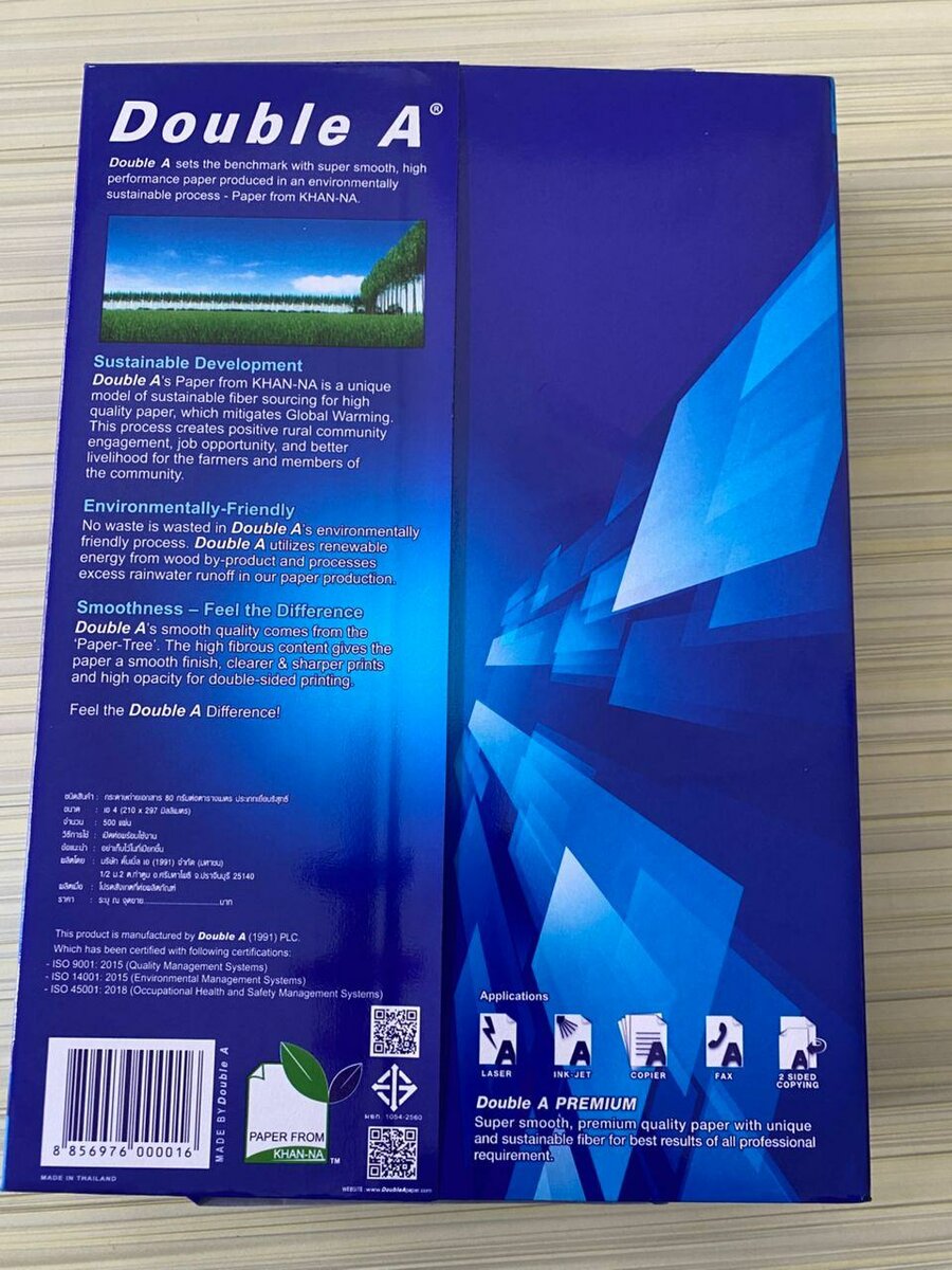 Papier Double A Premium A4