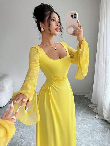 Robe élégante soirée longue