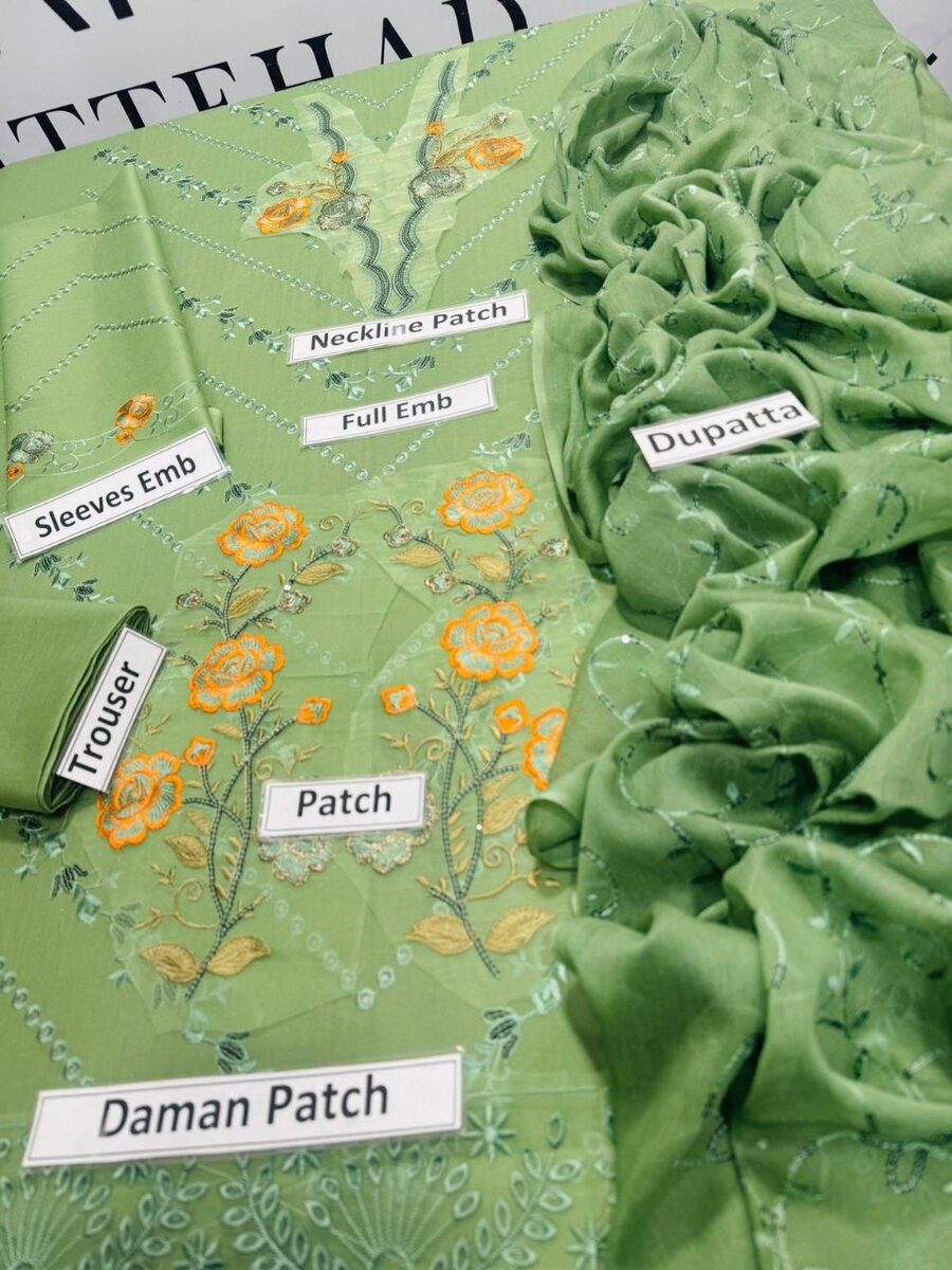 Printed lawn suit