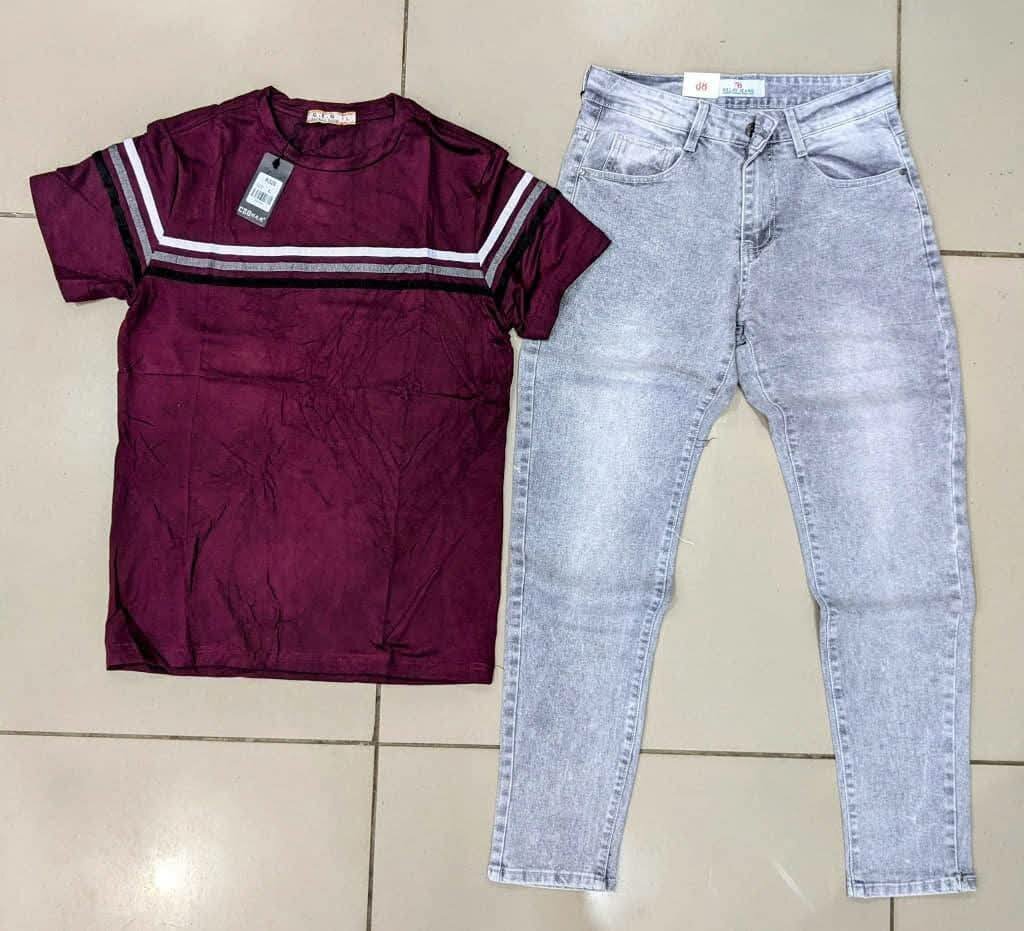 Combo ( t shirt and jean ) 