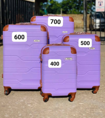 suitcases of different sizes