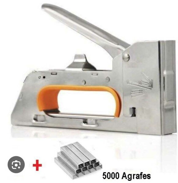 Agrafeuse professionnelle pour tapissier avec 5000 Agrafes