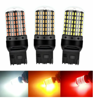 CANBUS LED Turn Signal Light Bulbs For Car (2 Pcs) 7440 T20 Waterproof, High Quality, Super Brightness Hazard / Blinker led Lights