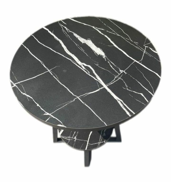 Faux Marble Side Center Table