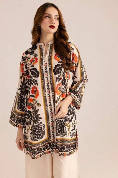 Stunning printed women's Stitched shirt & Trouser set 2 pcs