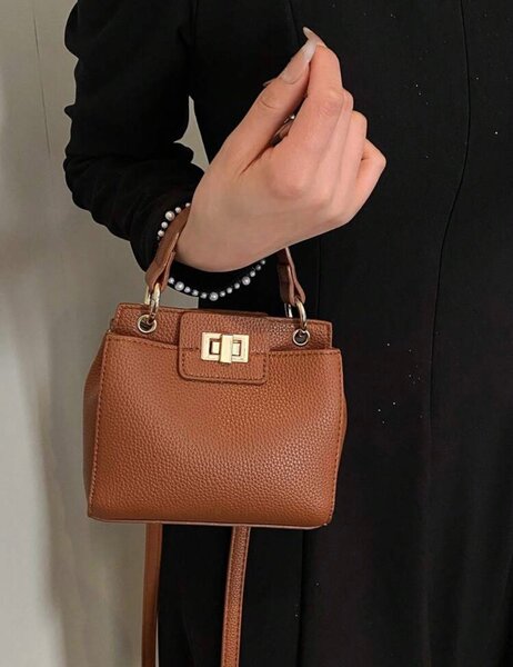 Sac à main marron