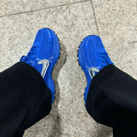 Baskets bleues tendance homme