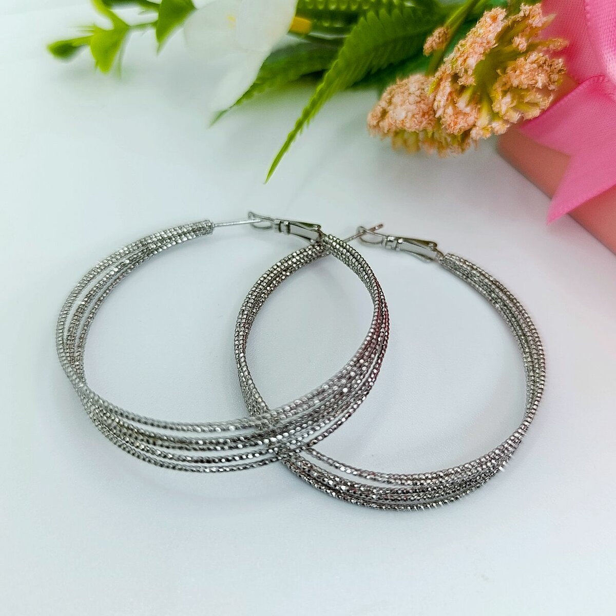 Boucles d'oreilles créoles élégantes