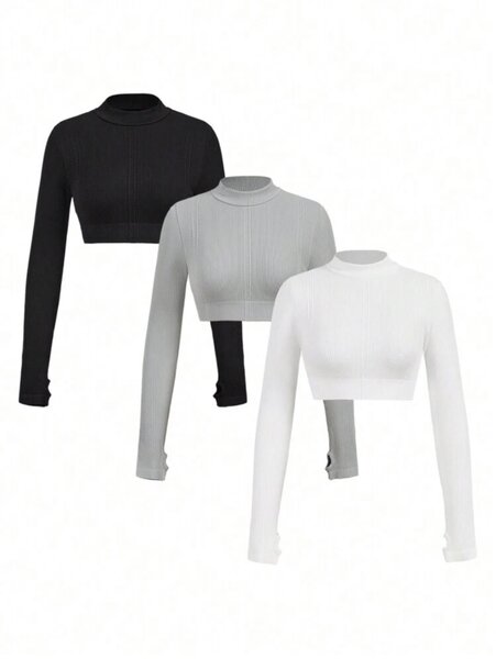 Lot de 3 Crop Tops Femme