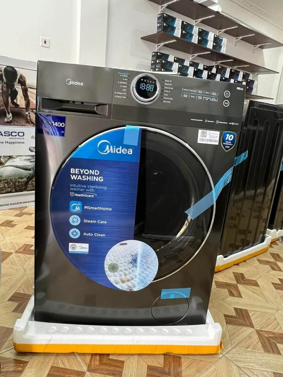 10kg digital washing machine front loader fully automatic wa