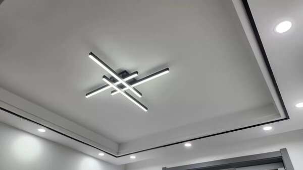 Flush mount chandelier ceiling lamp for all rooms