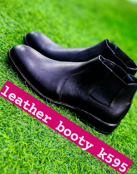Leather booty