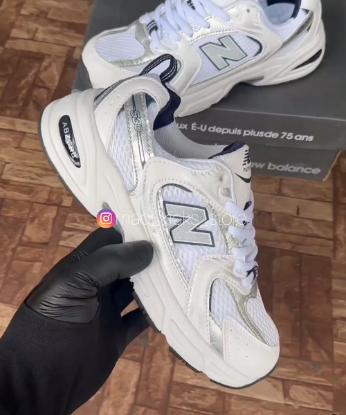 White NB sneakers