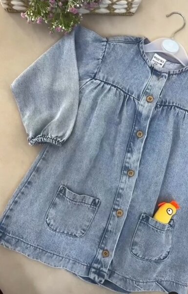 Джинсовое платье