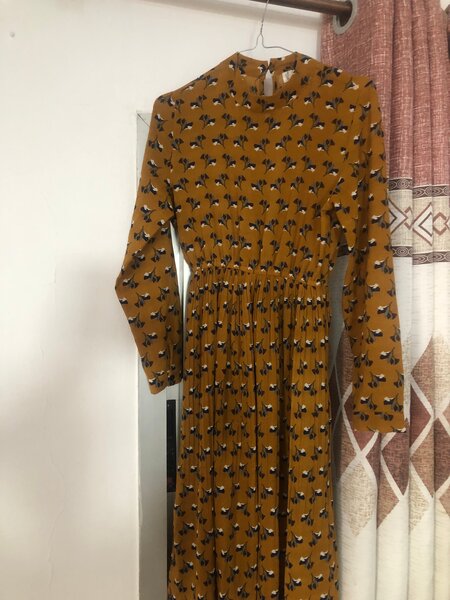 Robe longue fleurie bohémienne