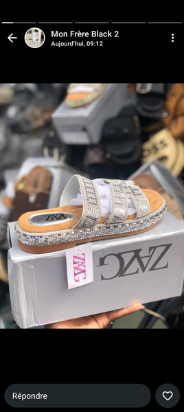 Sandales strass élégantes