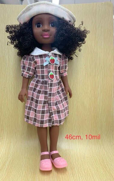 Poupée Africaine 46cm elle cha