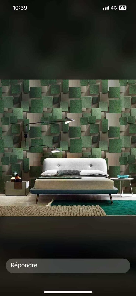 1 rouleau de papier peint adhésif effet marbre noir