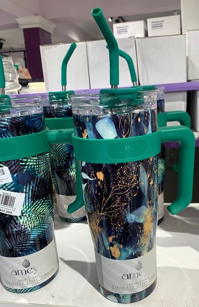 STAINLESS DOUBLE WALL STEEL TUMBLER 1180ML