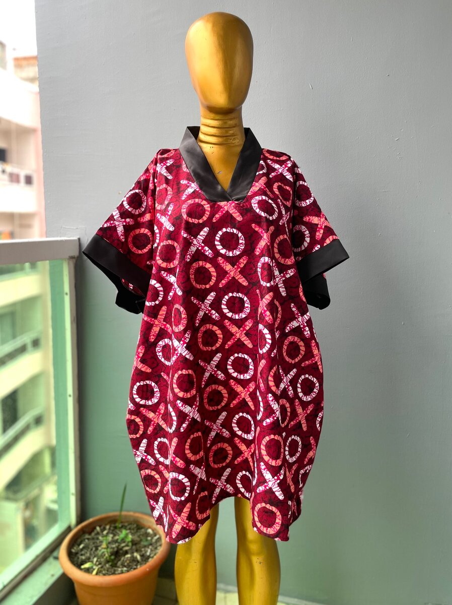 Mini boubous en pagne