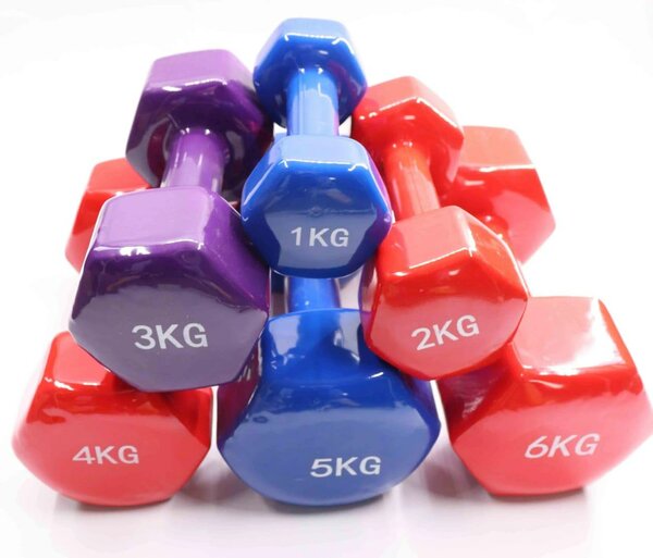 Ensemble Haltères Colorés