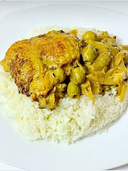 Yassa au poulet &  riz