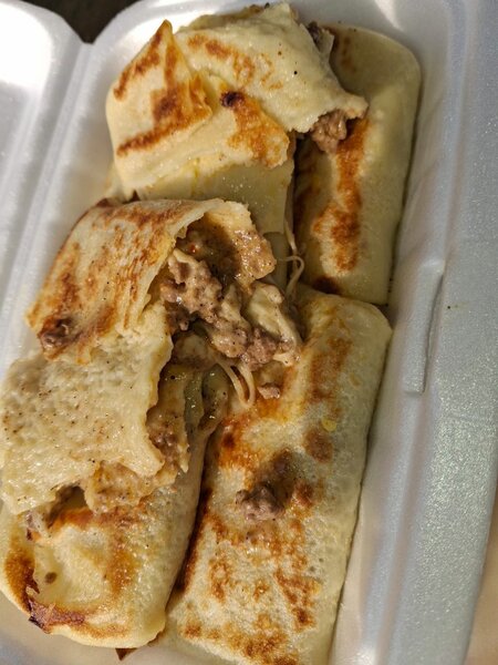 Crêpes fourrées à la viande 4