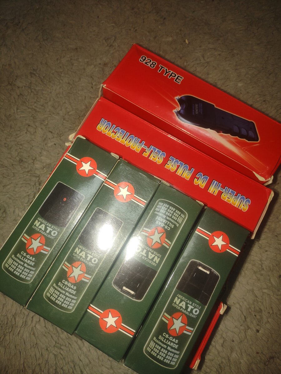 Pepper spray and Stun Gun