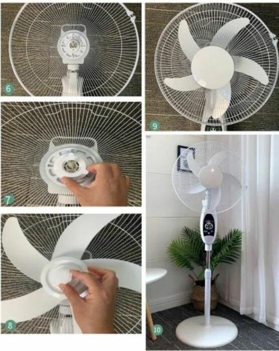 Rechargeable Solar Fan-Built