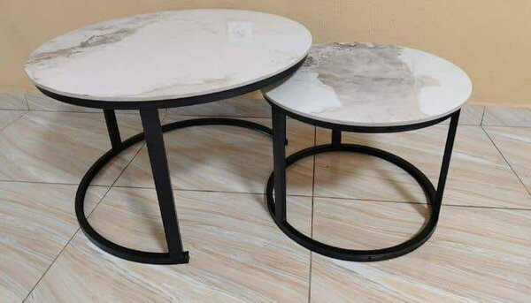 Tables basses rondes marbre