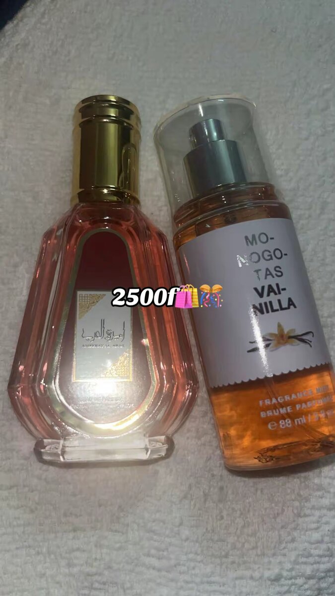 Coffret de parfums variés