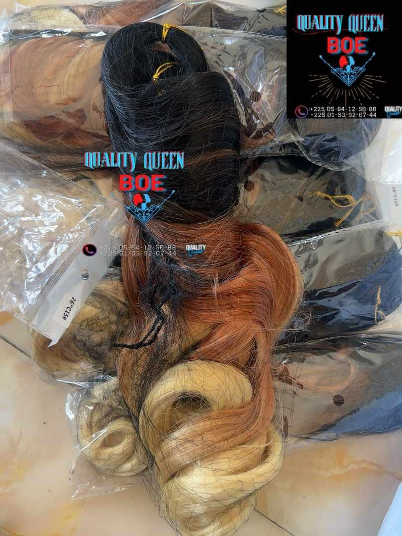 Mèche de tresses ondulé (bouclé)