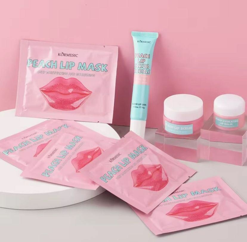 Ensemble Soin Lèvres Pêche