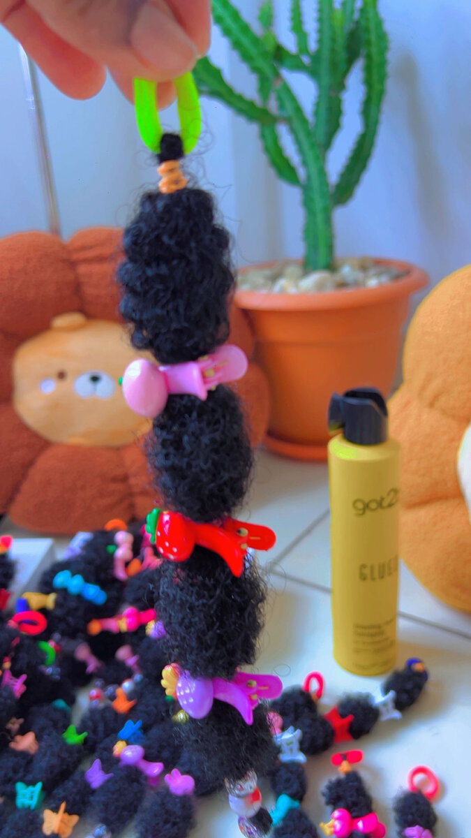 Extensions colorés pour tresses