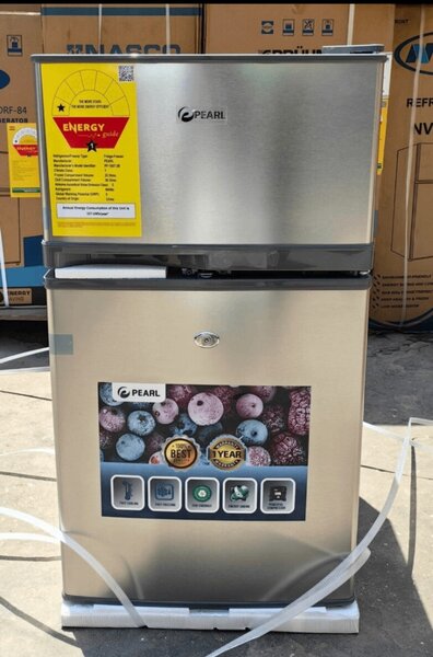 Pearl double door table top fridge