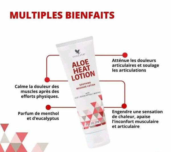 Lotion de Massage Chauffante Aloe