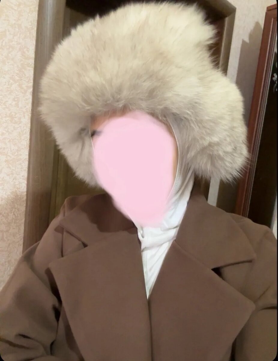 Шапка с натуральным мехом