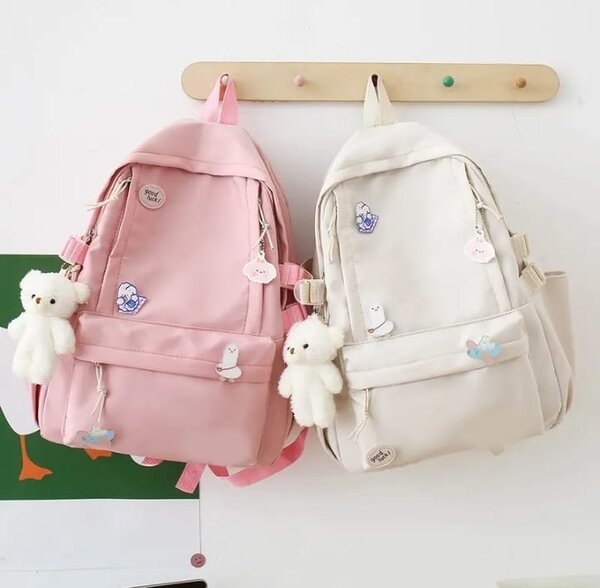 Sac à dos kawaii avec breloques
