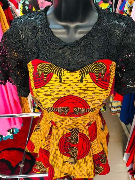 African print top available in sizes
