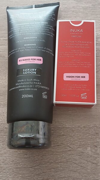 Inuka perfume & Body lotion