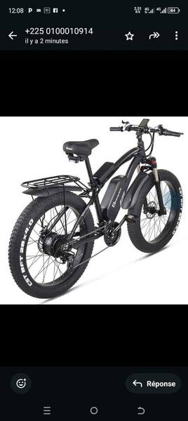 Vélo électrique tout terrain