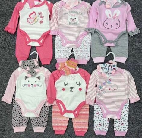 new baby clothes 3set