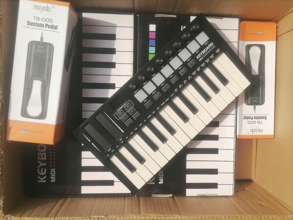 Smk25 MIDI Keyboard Music Bluetooth MIDI Keyboard Control