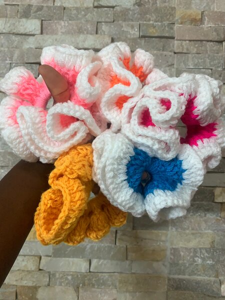 Chouchous en Crochet Colorés