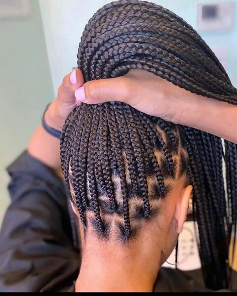 Knotless braids(normal length) 