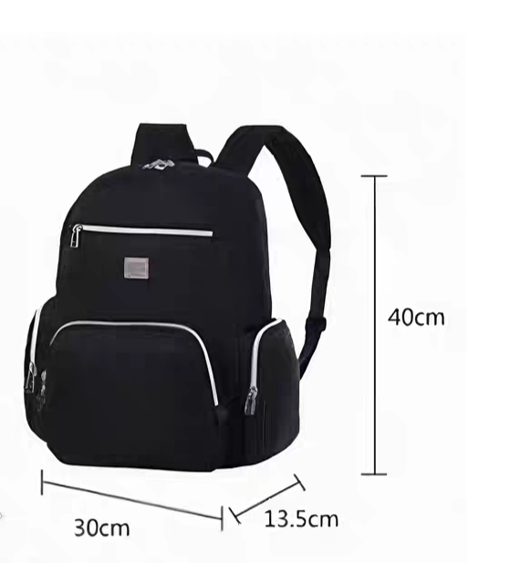 Sac à dos noir polyvalent