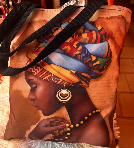 Sac cabas artistique chic