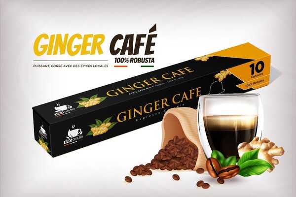 Ginger café capsule
