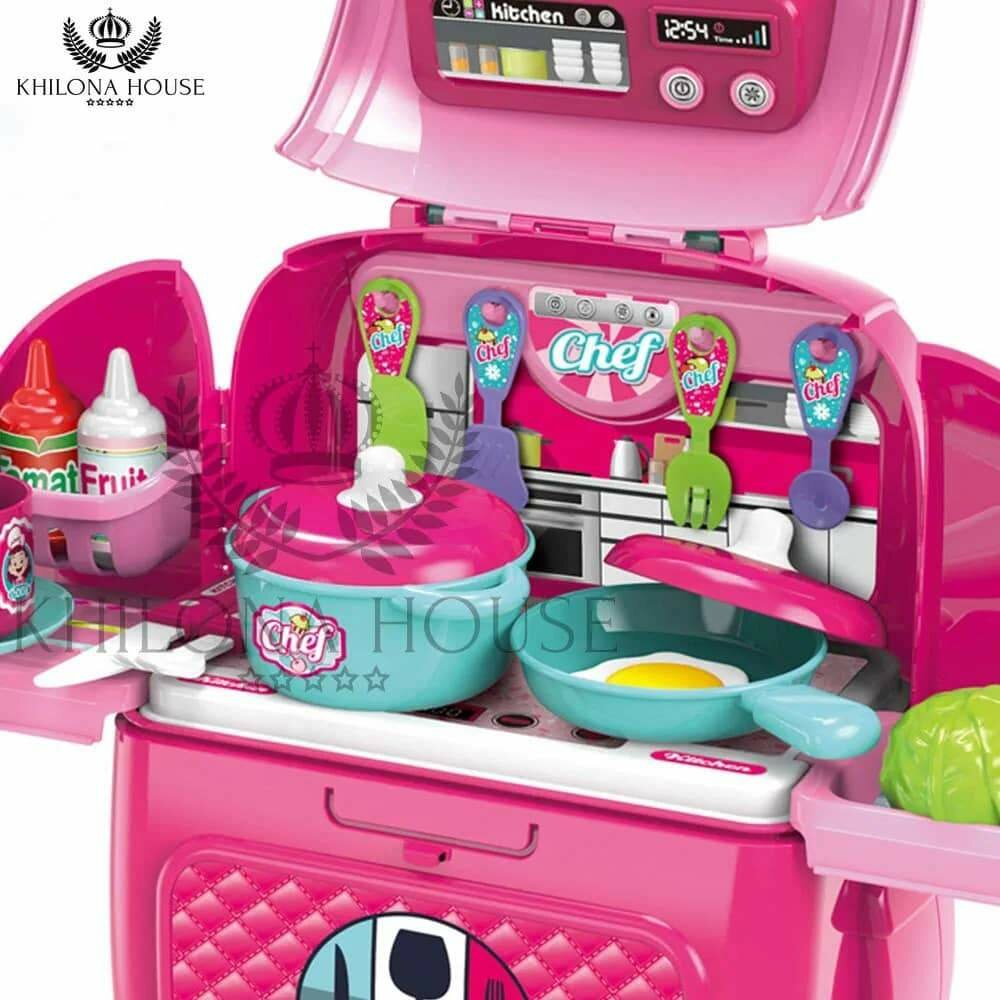 Ensemble de cuisine 2 en 1 pour enfants,jeu de simulation