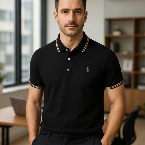 Polo chic en coton pour homme